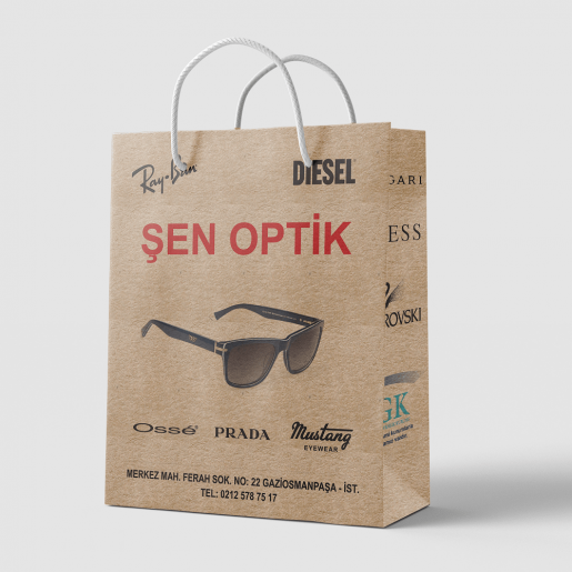 OPTİK KARTON ÇANTASI